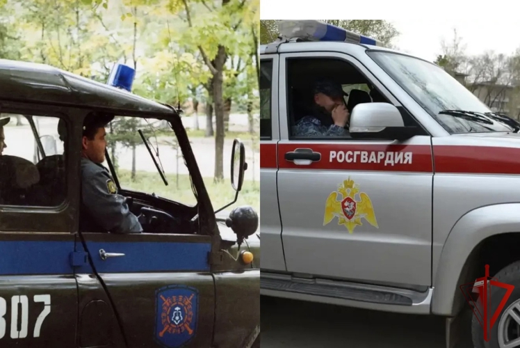 В БИРОБИДЖАНЕ РОСГВАРДЕЙЦЫ УЧАСТВУЮТ В АКЦИИ, ПОСВЯЩЕННОЙ 74 - Й ГОДОВЩИНЕ ВНЕВЕДОМСТВЕННОЙ ОХРАНЫ